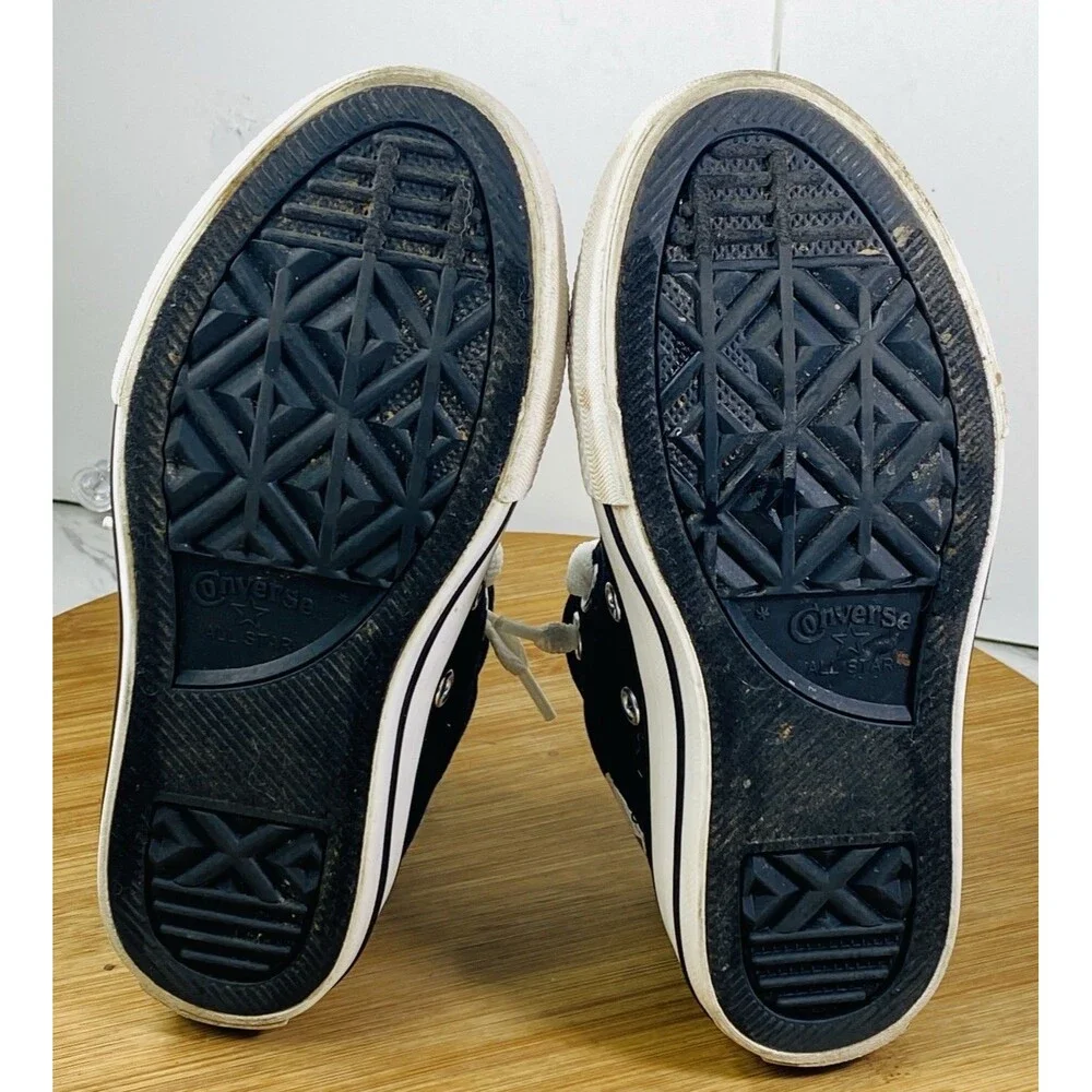 Converse CTAS Street Mid Black Khaki White CAMO Kids Sneakers 667212F Sz11.5